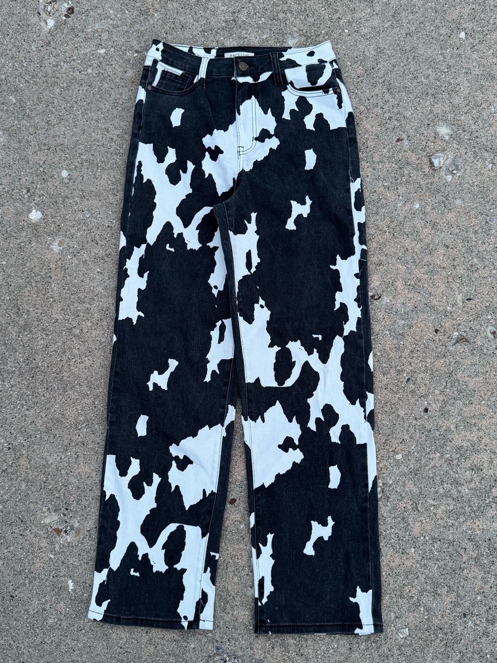 Cow Print Jeans